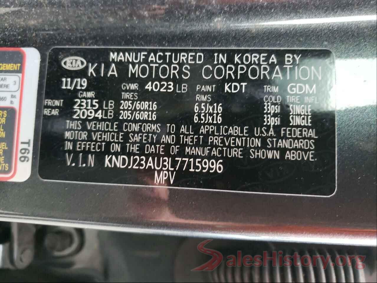 KNDJ23AU3L7715996 2020 KIA SOUL