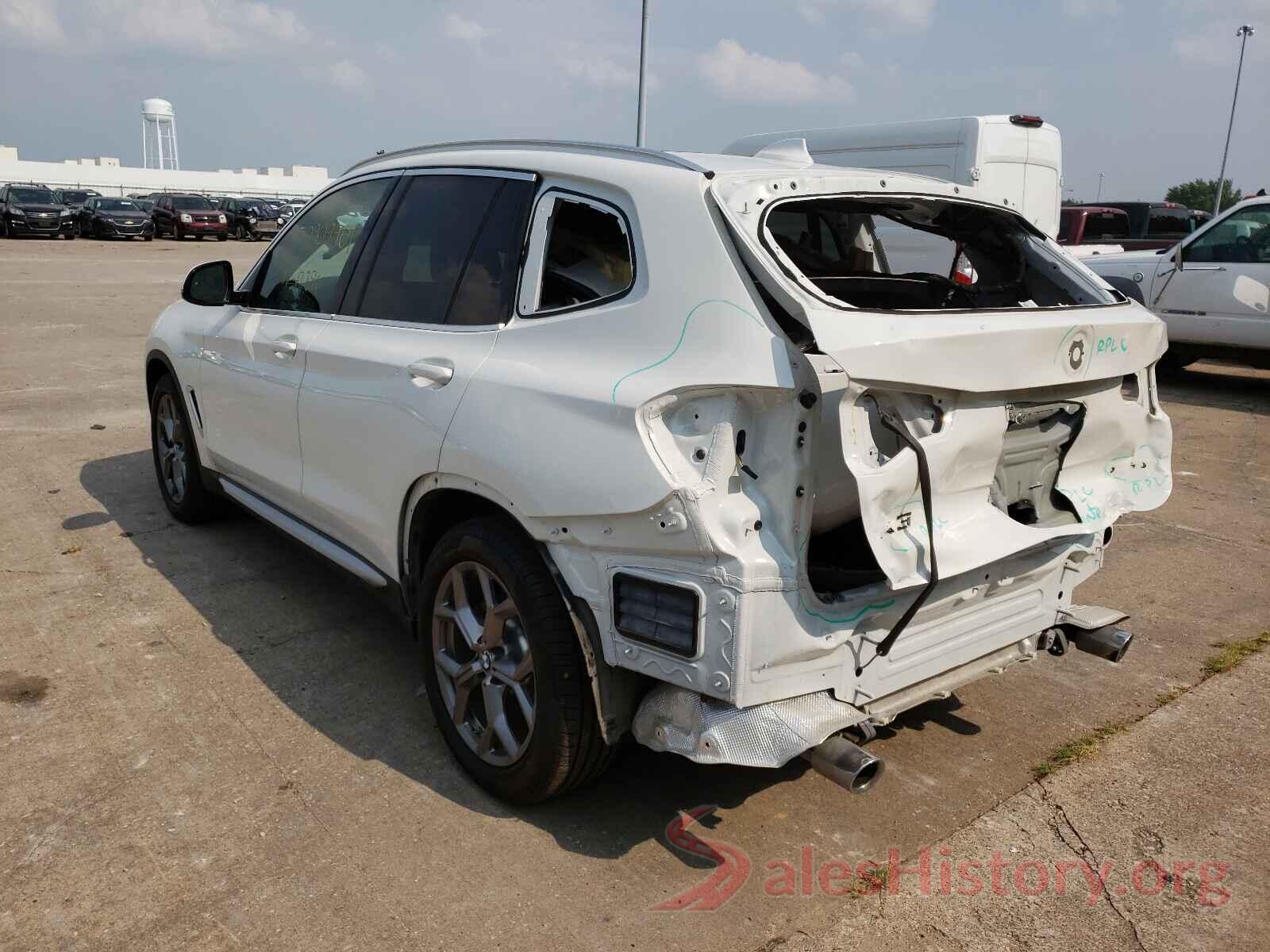 5UXTY5C03L9B17586 2020 BMW X3