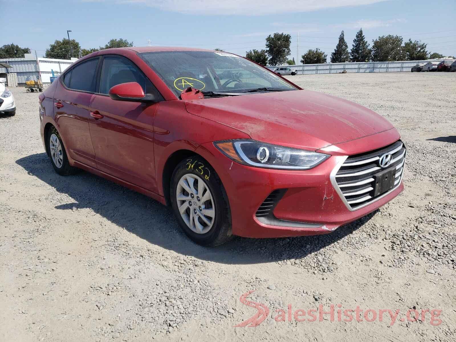 5NPD74LF6HH203560 2017 HYUNDAI ELANTRA