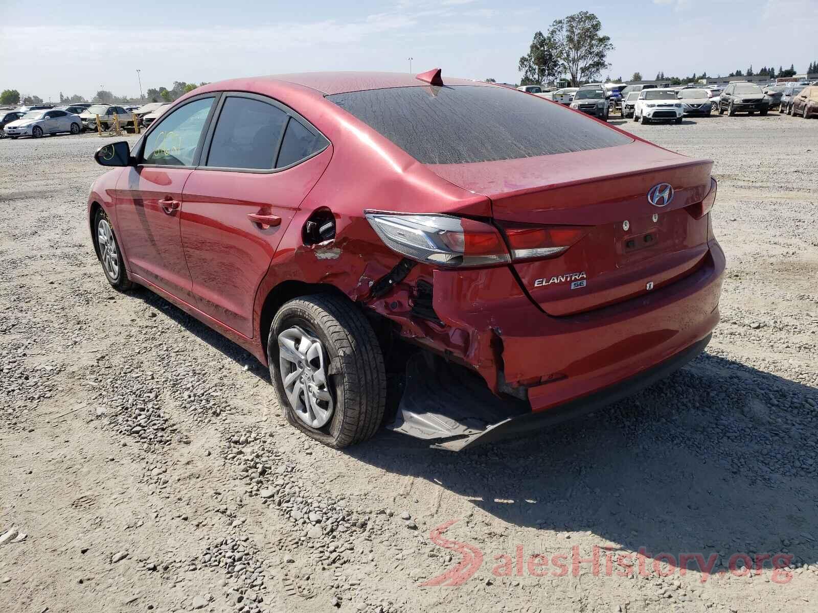 5NPD74LF6HH203560 2017 HYUNDAI ELANTRA