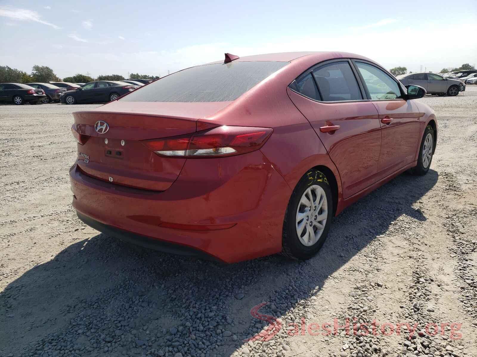 5NPD74LF6HH203560 2017 HYUNDAI ELANTRA