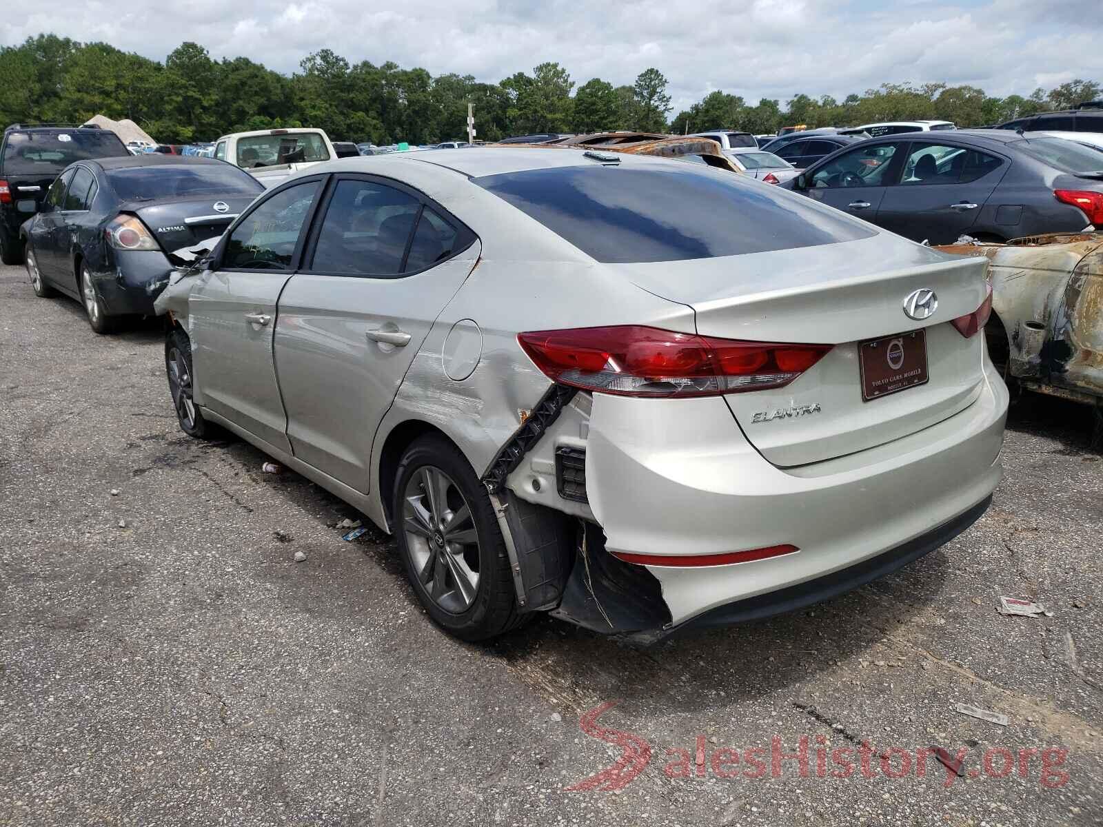 KMHD84LF4HU210201 2017 HYUNDAI ELANTRA