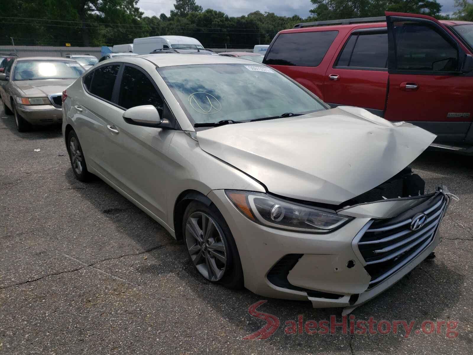 KMHD84LF4HU210201 2017 HYUNDAI ELANTRA