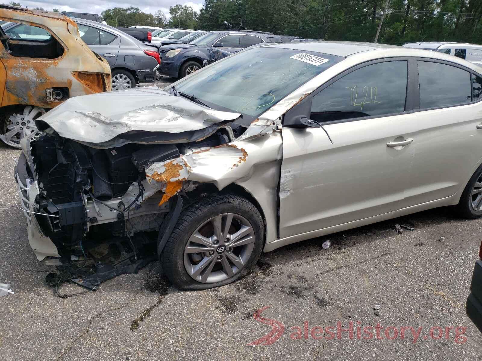 KMHD84LF4HU210201 2017 HYUNDAI ELANTRA