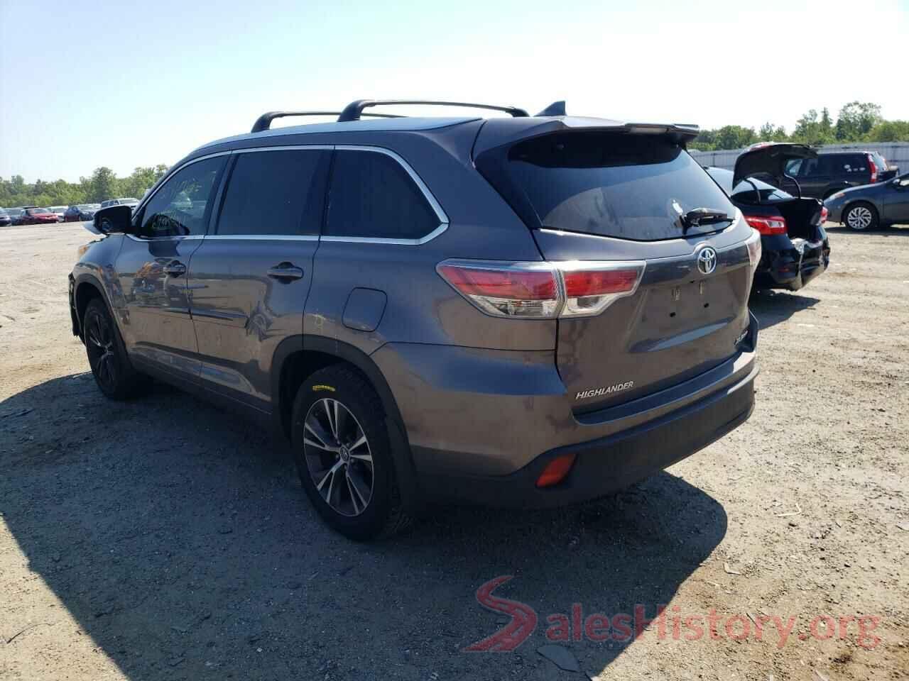 5TDJKRFH5GS339280 2016 TOYOTA HIGHLANDER