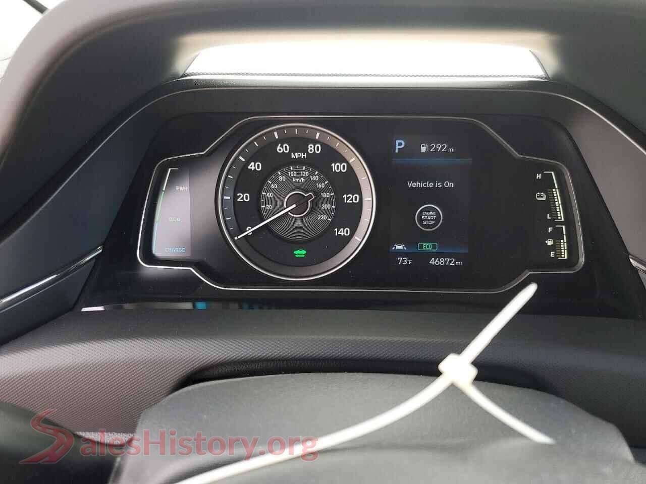 2022 HYUNDAI IONIQ VIN KMHC65LC2NU276772, interior center console