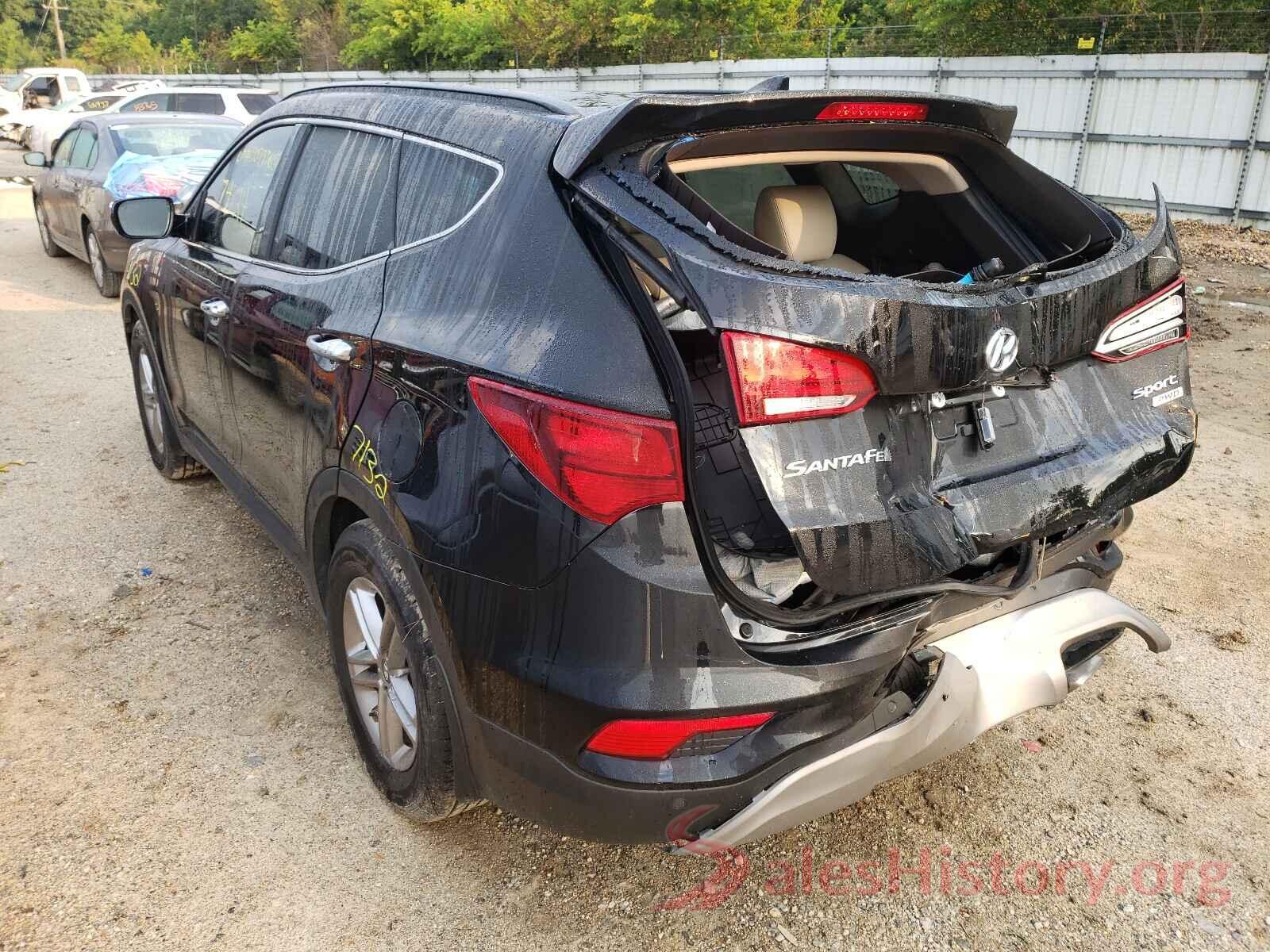 5XYZUDLB4HG462180 2017 HYUNDAI SANTA FE