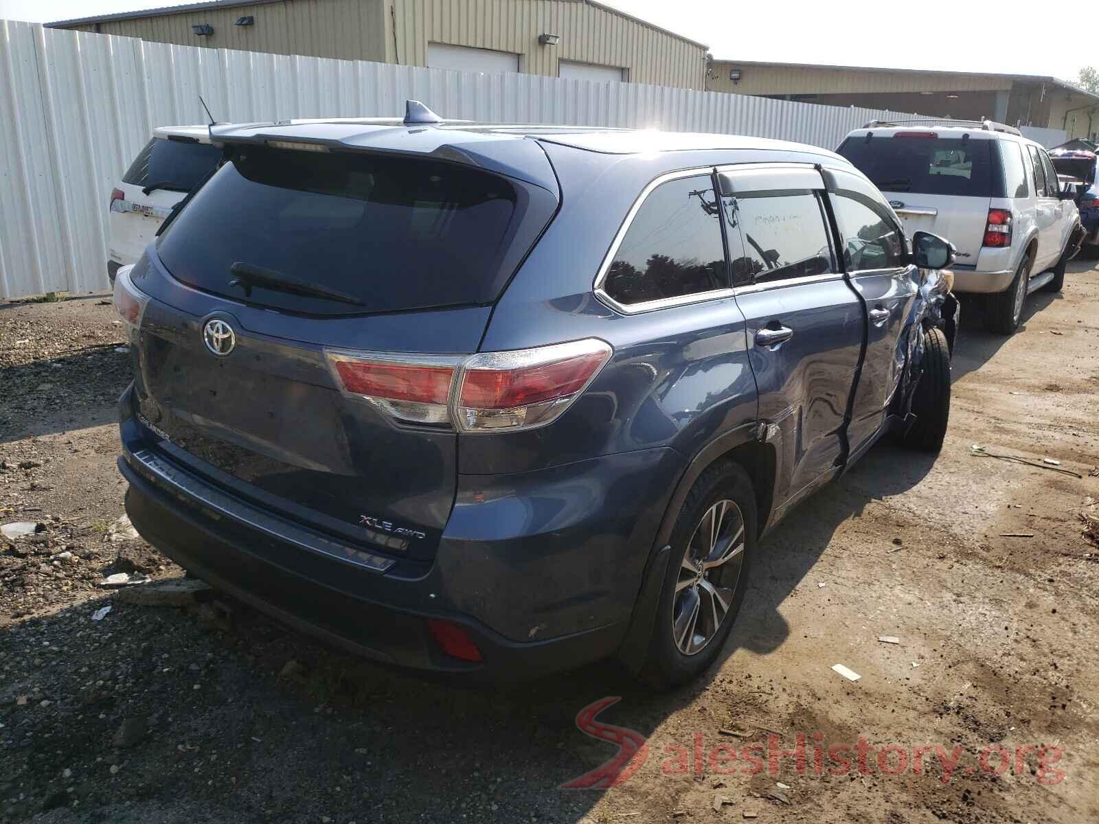 5TDJKRFH1GS342595 2016 TOYOTA HIGHLANDER