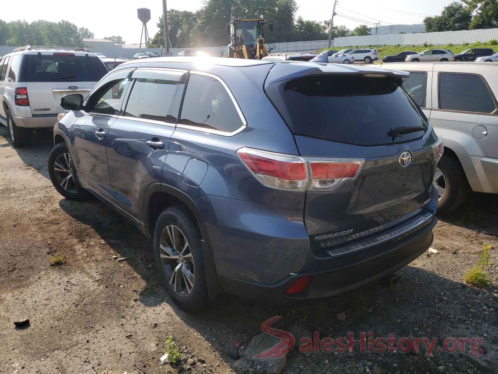 5TDJKRFH1GS342595 2016 TOYOTA HIGHLANDER