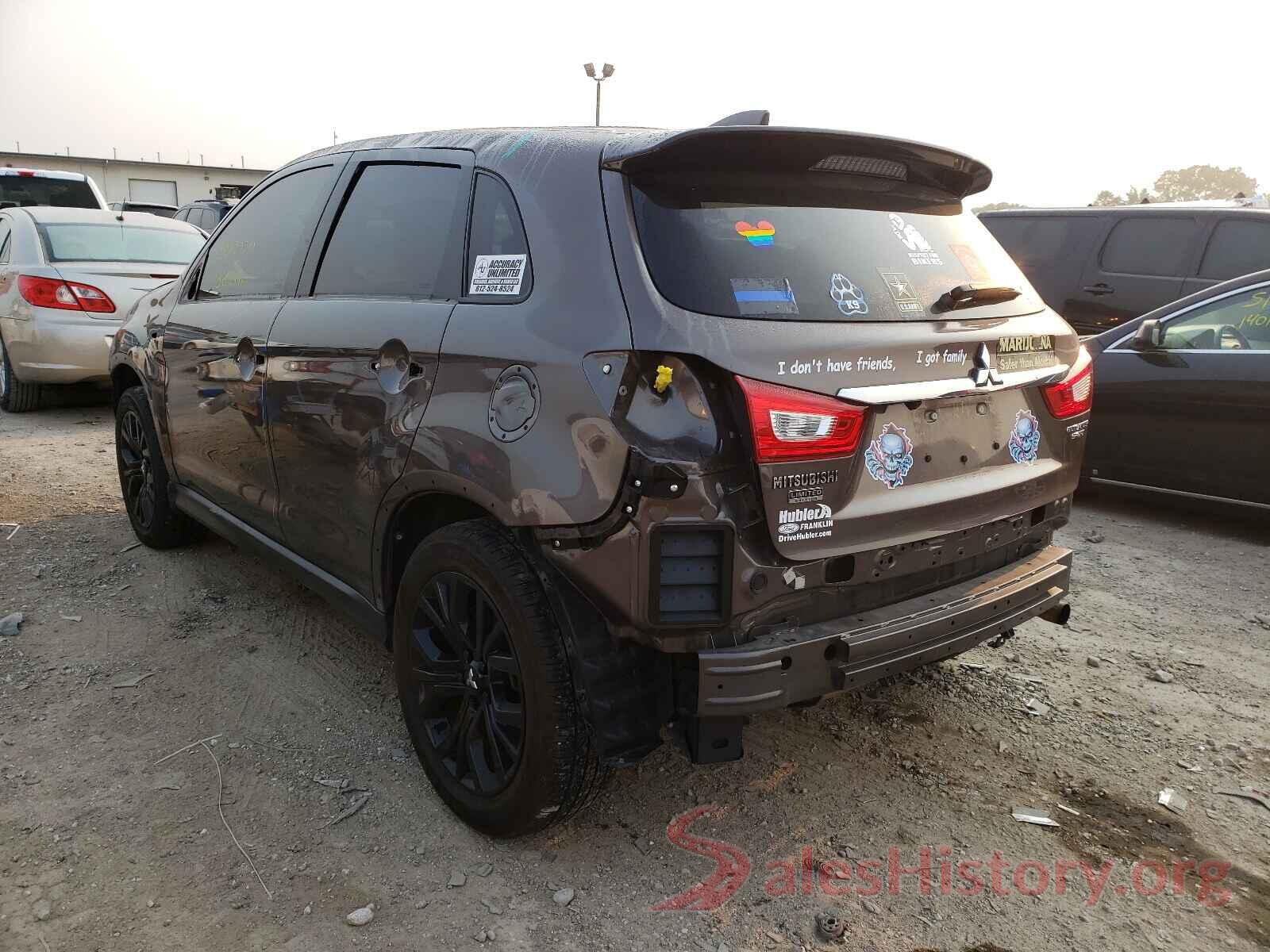 JA4AR3AUXJU010780 2018 MITSUBISHI OUTLANDER