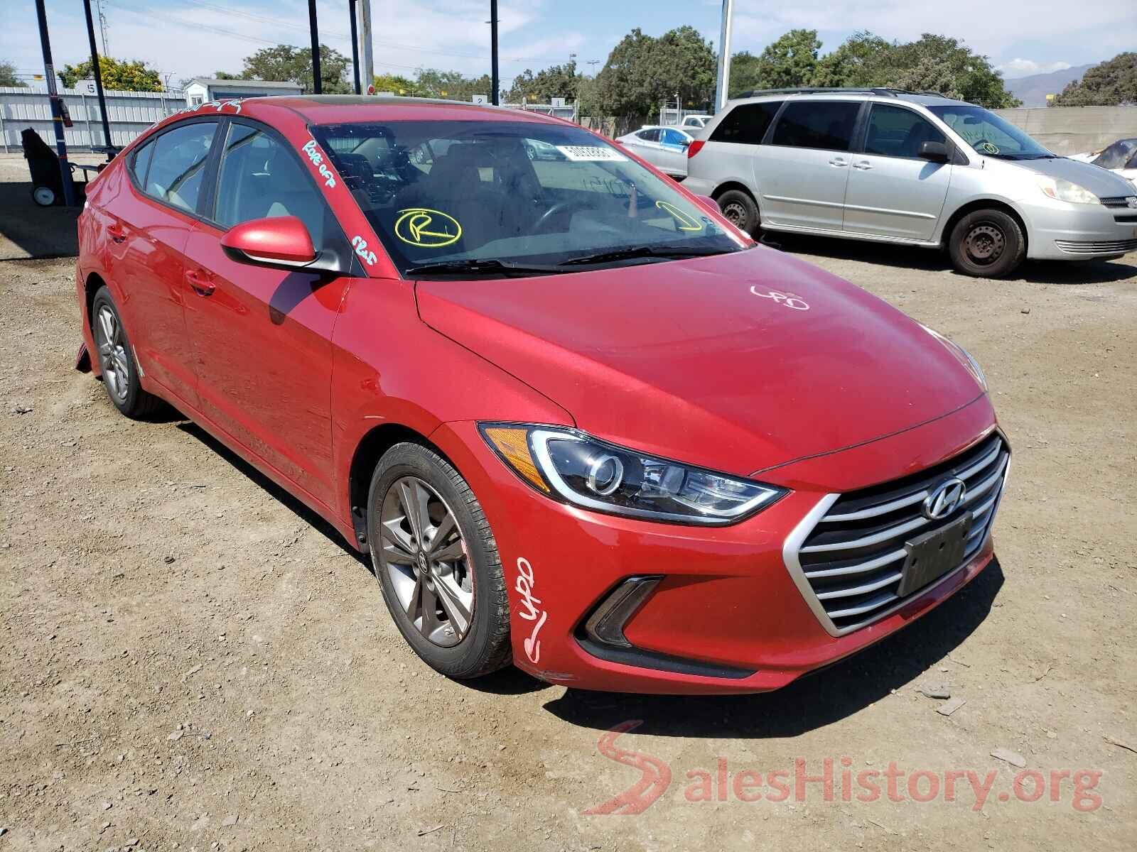 5NPD84LF9HH135705 2017 HYUNDAI ELANTRA