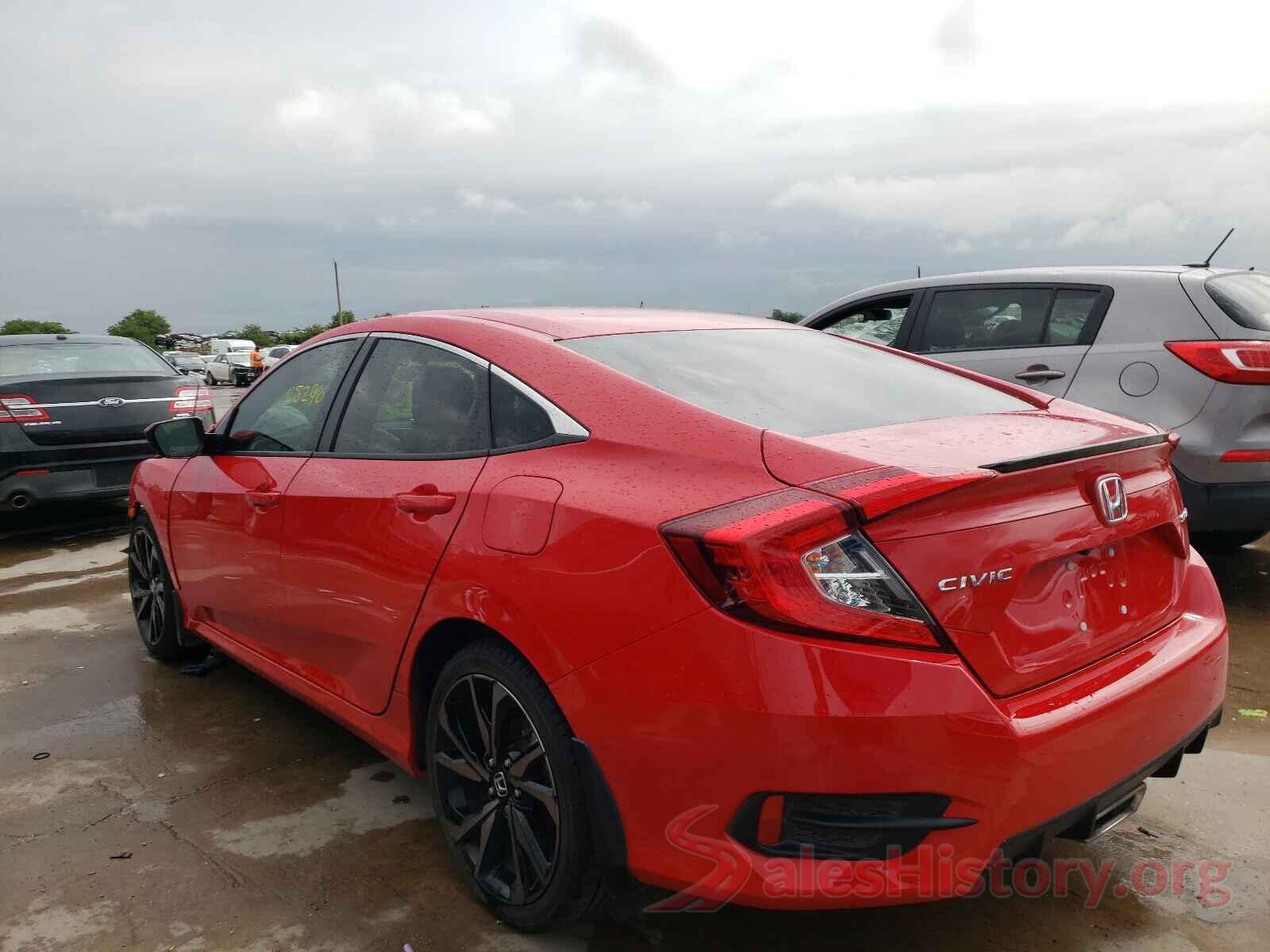 2HGFC2F85KH599763 2019 HONDA CIVIC