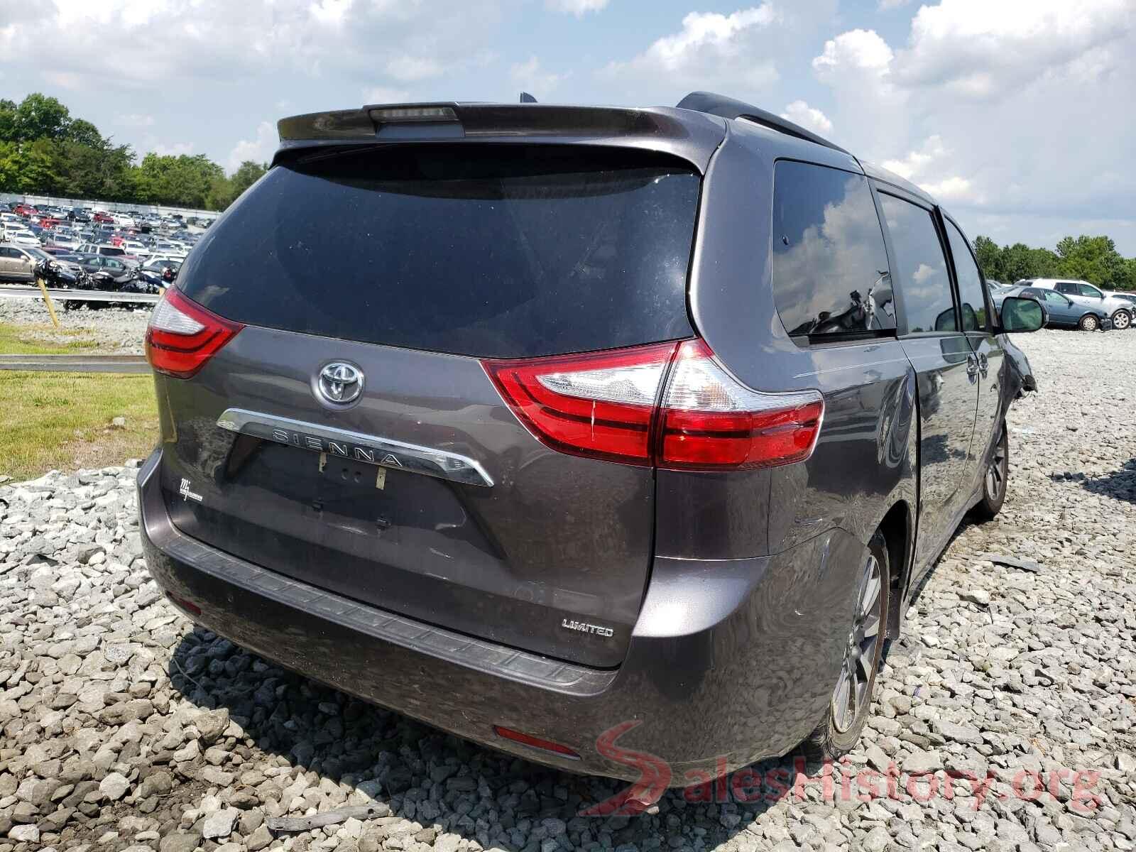 5TDYZ3DC9JS951651 2018 TOYOTA SIENNA