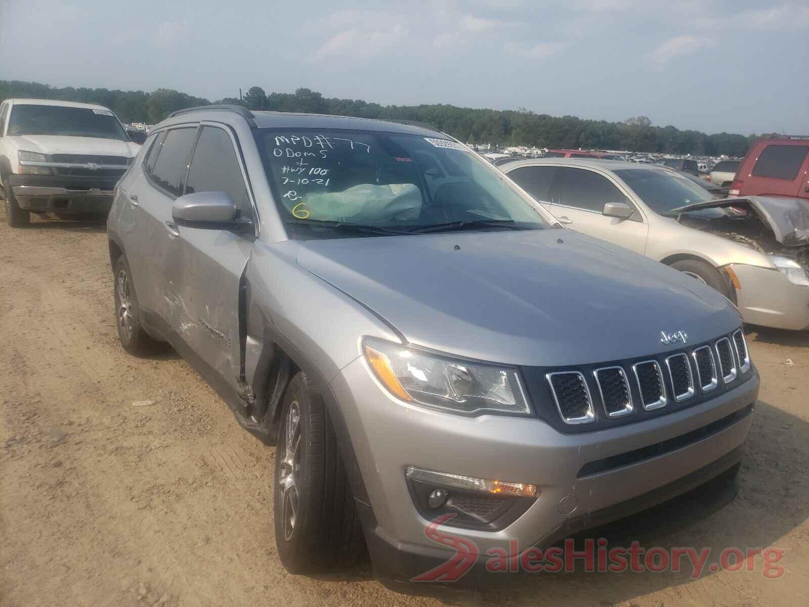 3C4NJCBB8KT615131 2019 JEEP COMPASS