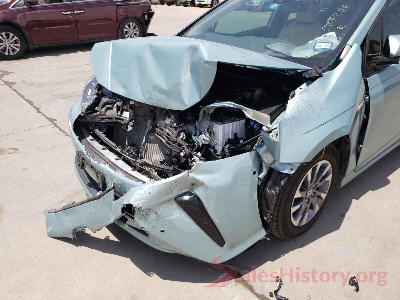 JTDKARFU7K3082640 2019 TOYOTA PRIUS