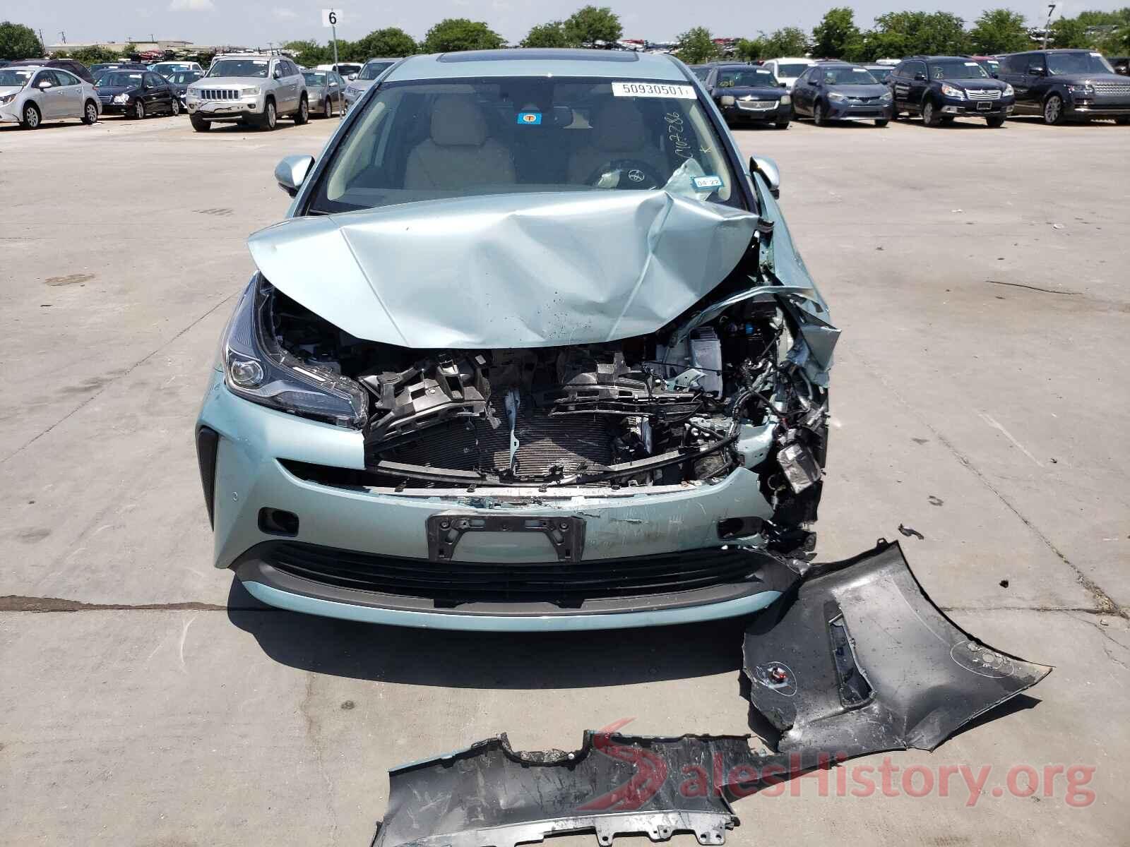 JTDKARFU7K3082640 2019 TOYOTA PRIUS