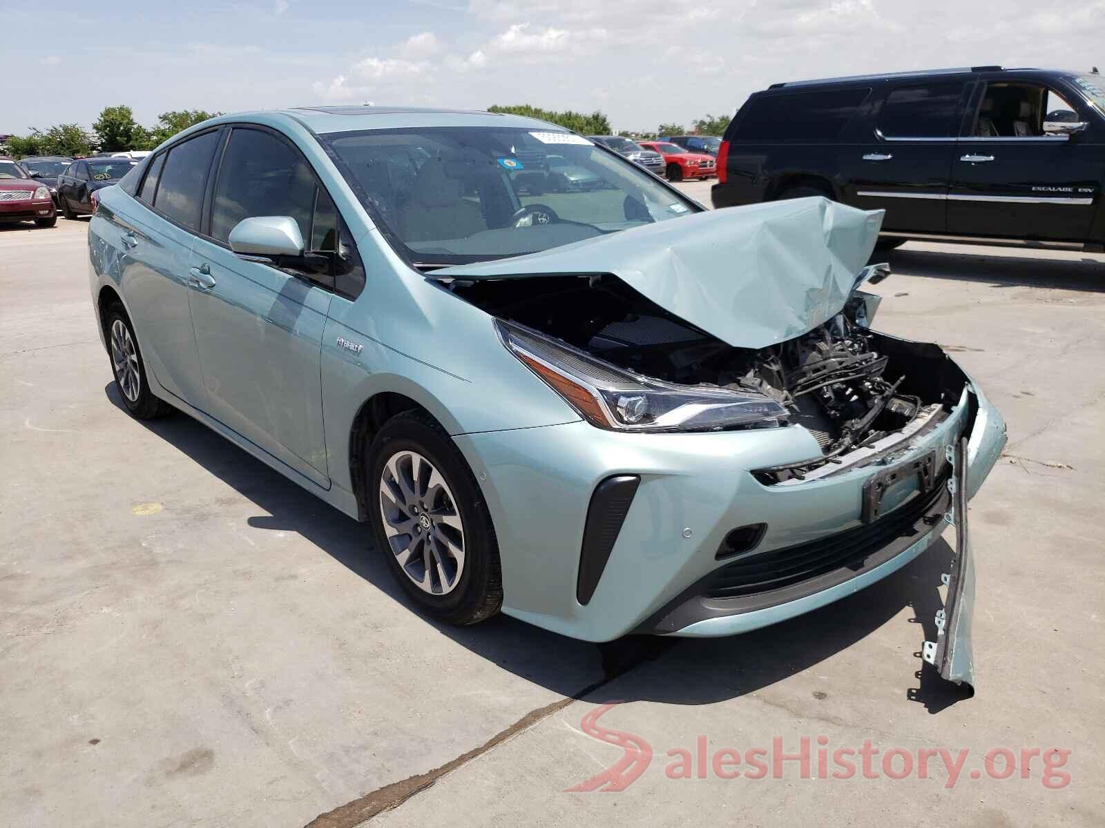 JTDKARFU7K3082640 2019 TOYOTA PRIUS