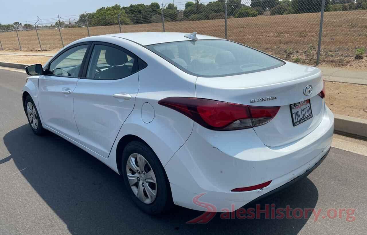 5NPDH4AE0GH710069 2016 HYUNDAI ELANTRA