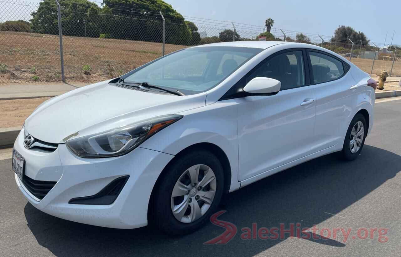 5NPDH4AE0GH710069 2016 HYUNDAI ELANTRA