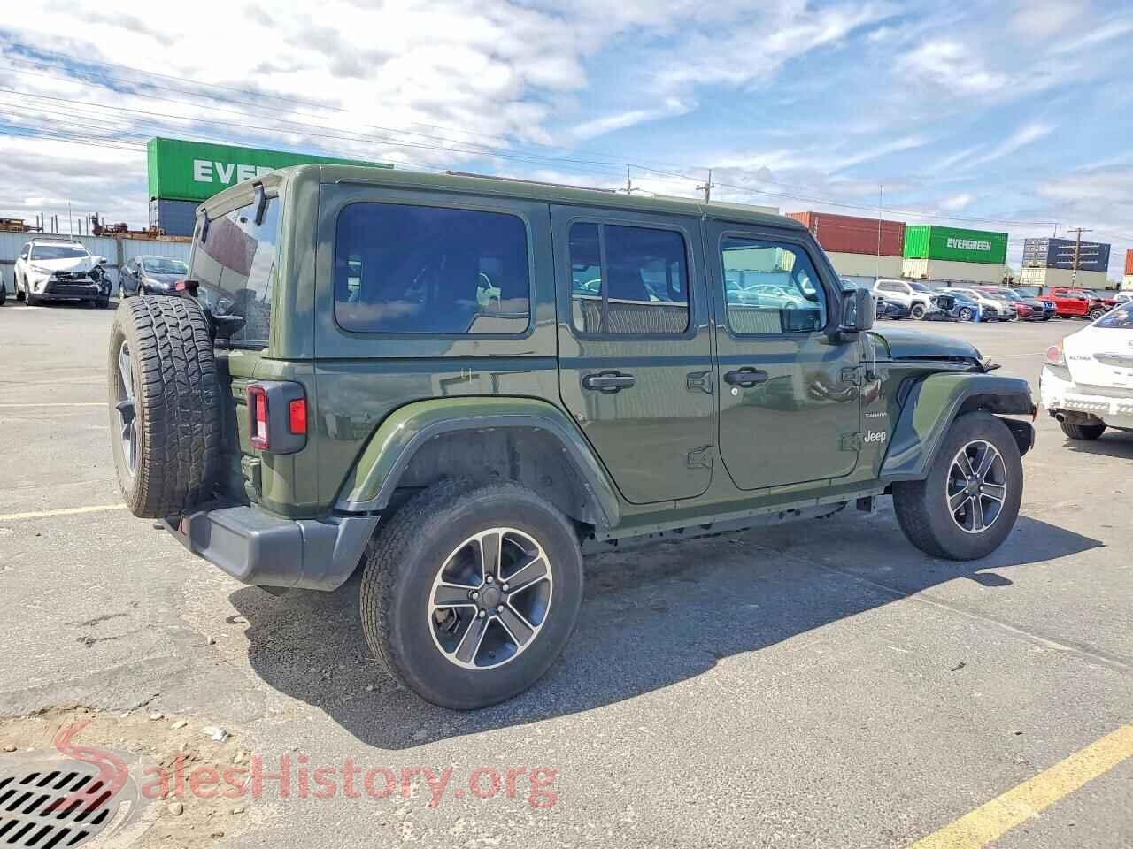 2023 JEEP WRANGLER VIN 1C4HJXEN5PW626566, right side view