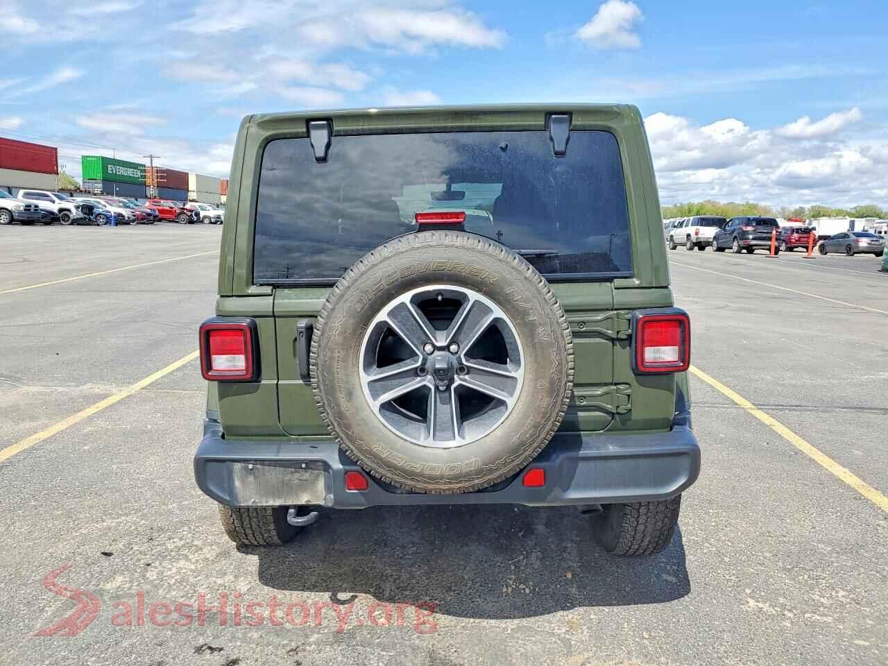 2023 JEEP WRANGLER VIN 1C4HJXEN5PW626566, left side view