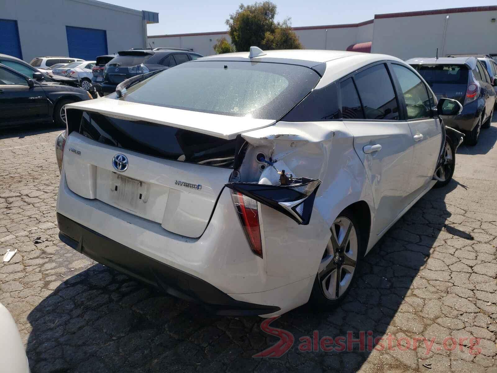 JTDKARFU3G3514910 2016 TOYOTA PRIUS