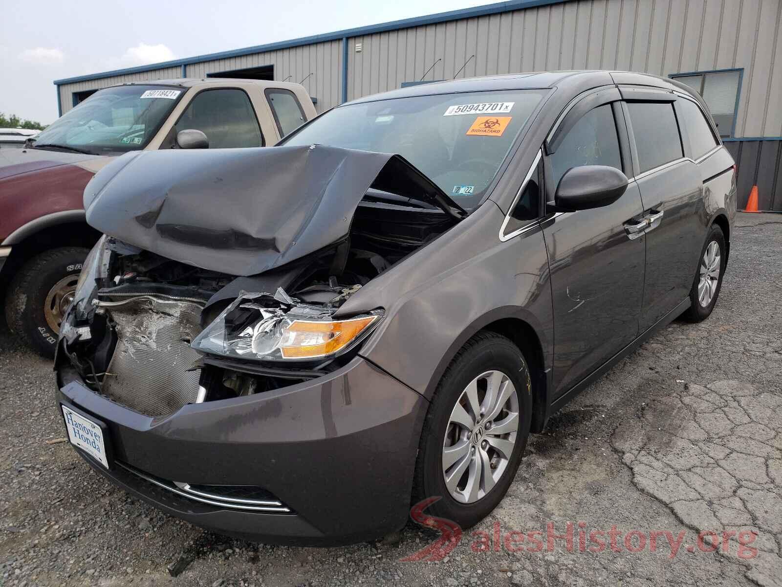 5FNRL5H67HB007352 2017 HONDA ODYSSEY