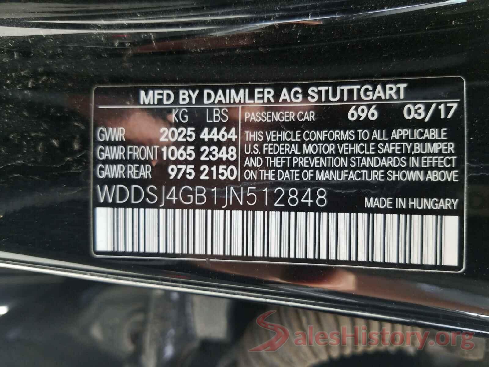 WDDSJ4GB1JN512848 2018 MERCEDES-BENZ C CLASS