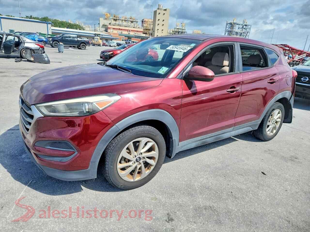 KM8J23A40HU341822 2017 HYUNDAI TUCSON