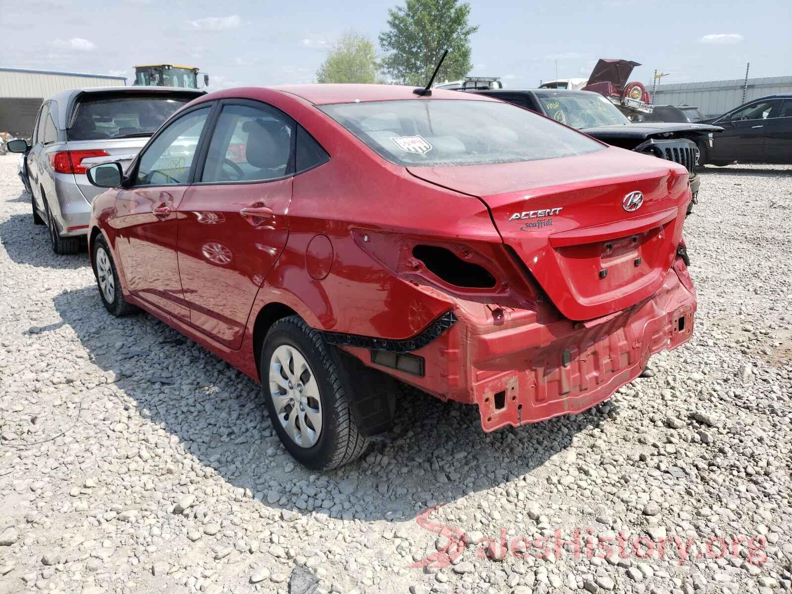 KMHCT4AEXGU085045 2016 HYUNDAI ACCENT