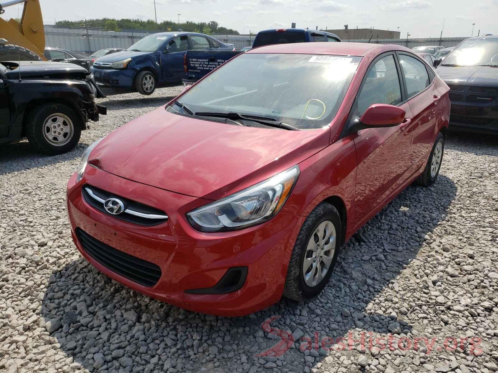 KMHCT4AEXGU085045 2016 HYUNDAI ACCENT