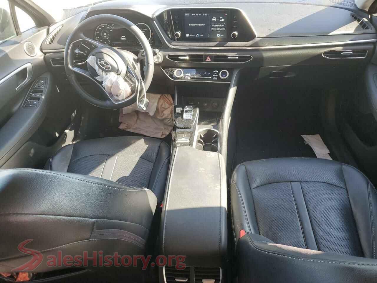 2020 HYUNDAI SONATA VIN 5NPEF4JA2LH020034, interior dashboard