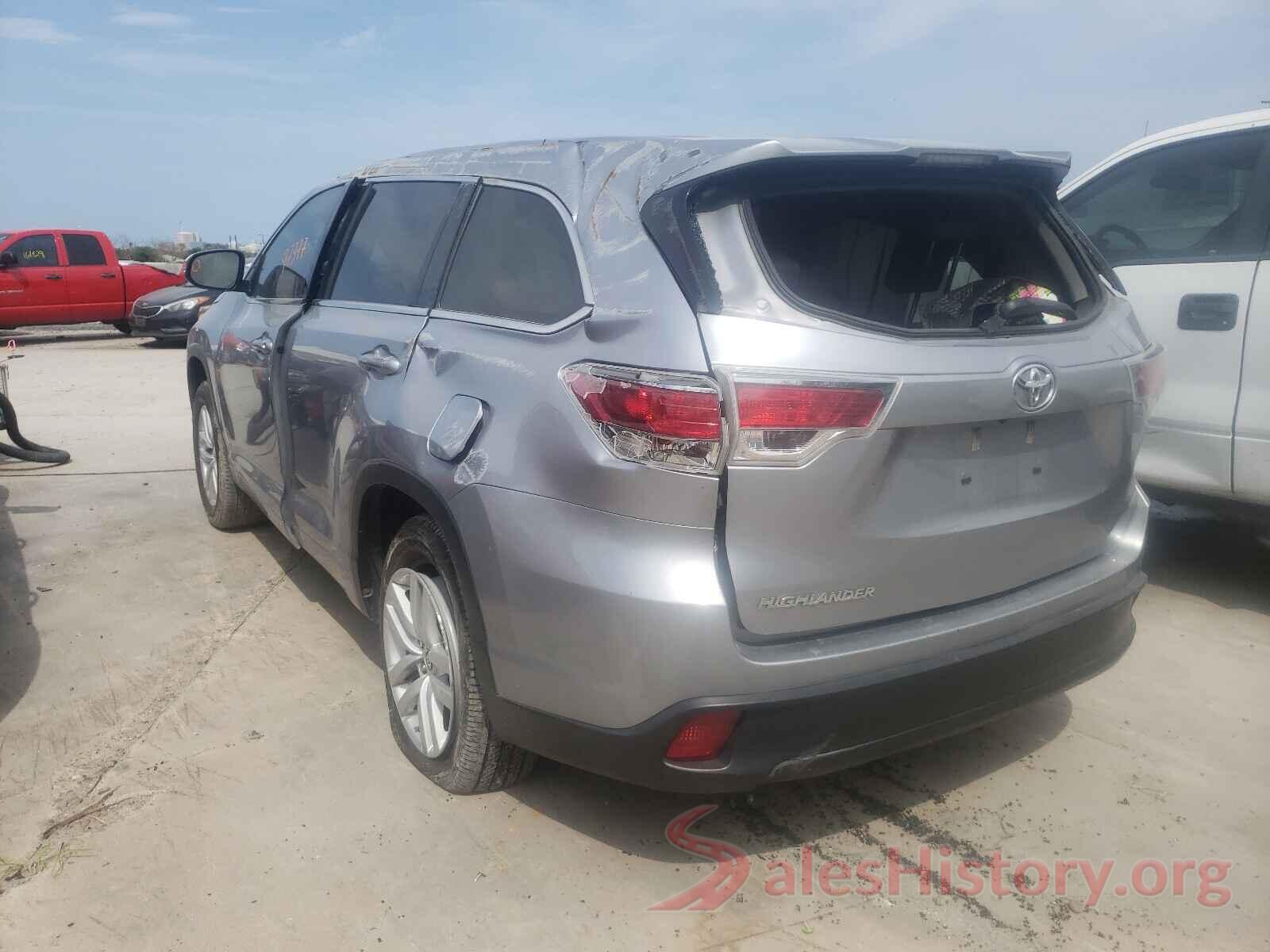 5TDZARFH7GS022980 2016 TOYOTA HIGHLANDER