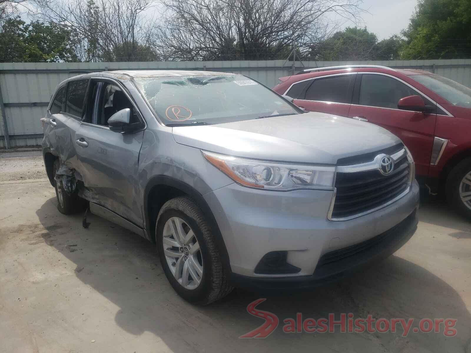 5TDZARFH7GS022980 2016 TOYOTA HIGHLANDER