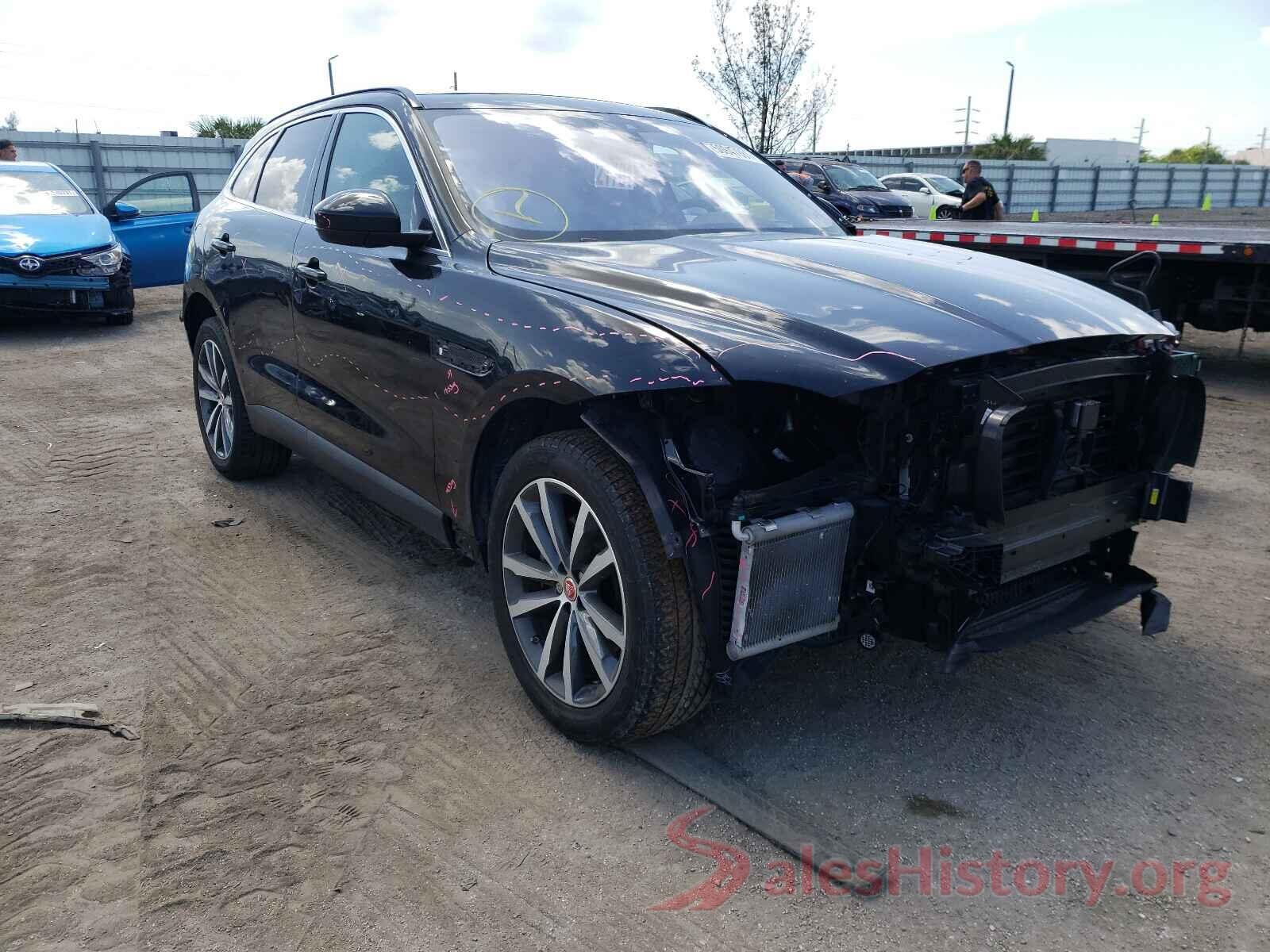 SADCK2GX8KA398422 2019 JAGUAR F-PACE