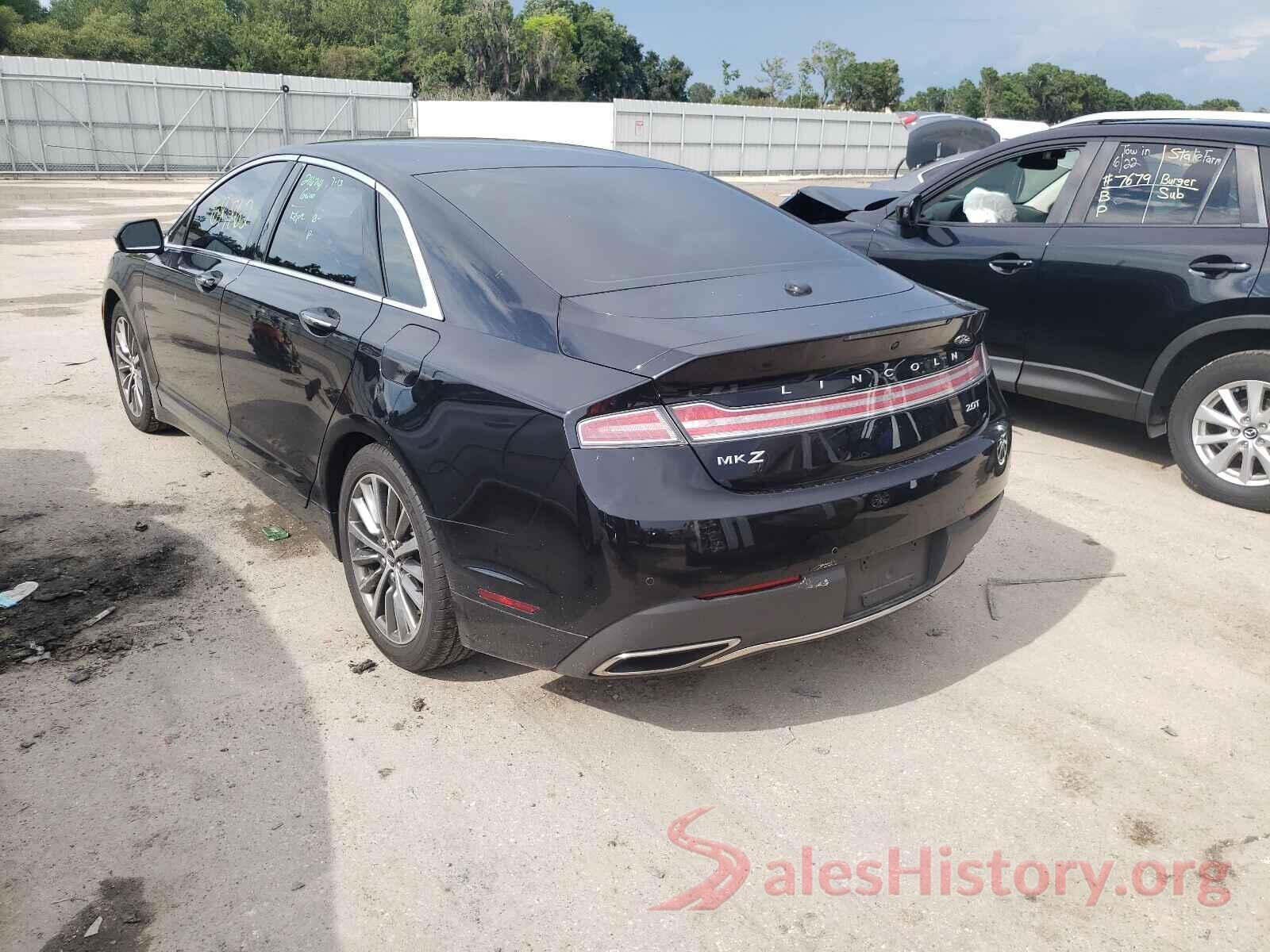 3LN6L5C98KR605729 2019 LINCOLN MKZ