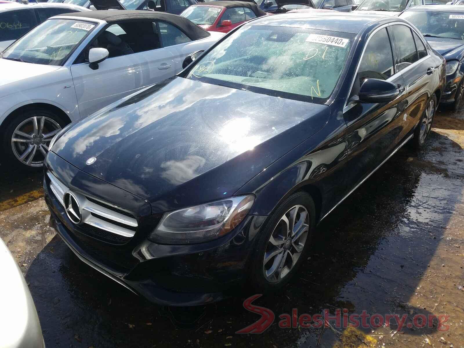 55SWF4JB2GU119386 2016 MERCEDES-BENZ C CLASS