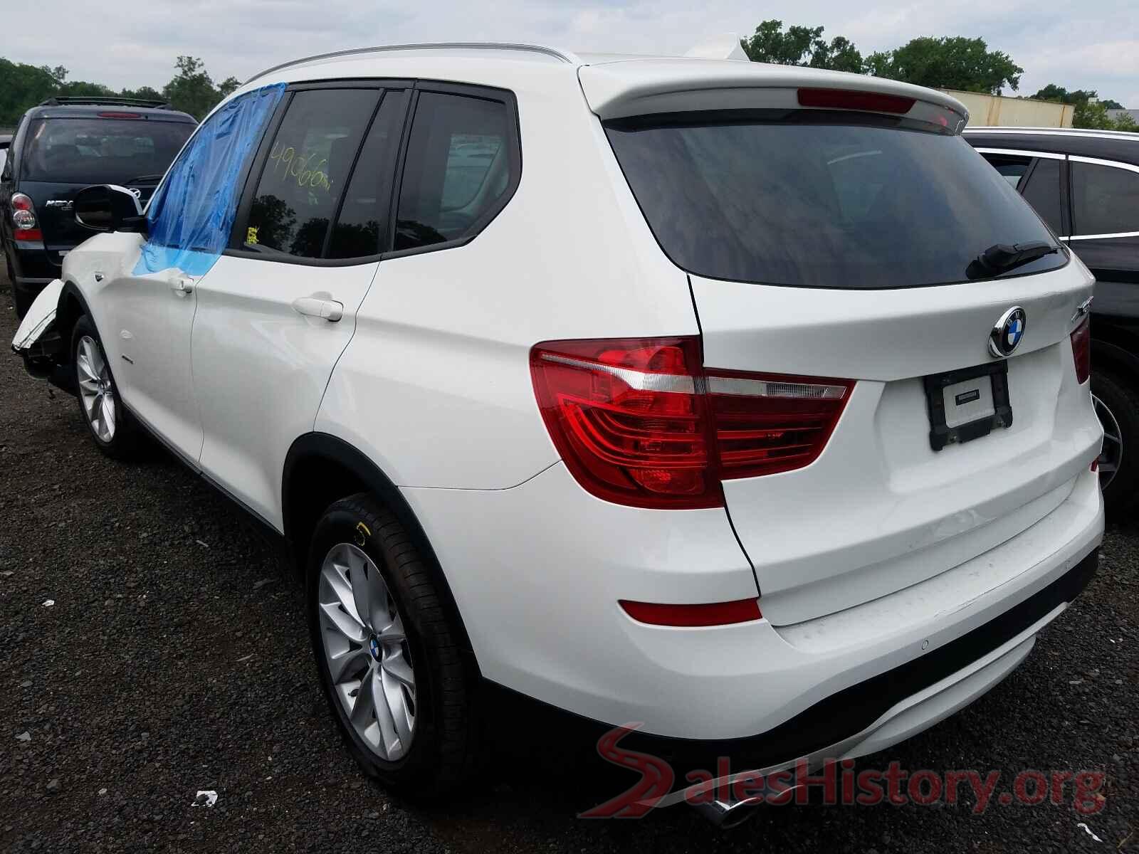 5UXWX9C55H0T09331 2017 BMW X3