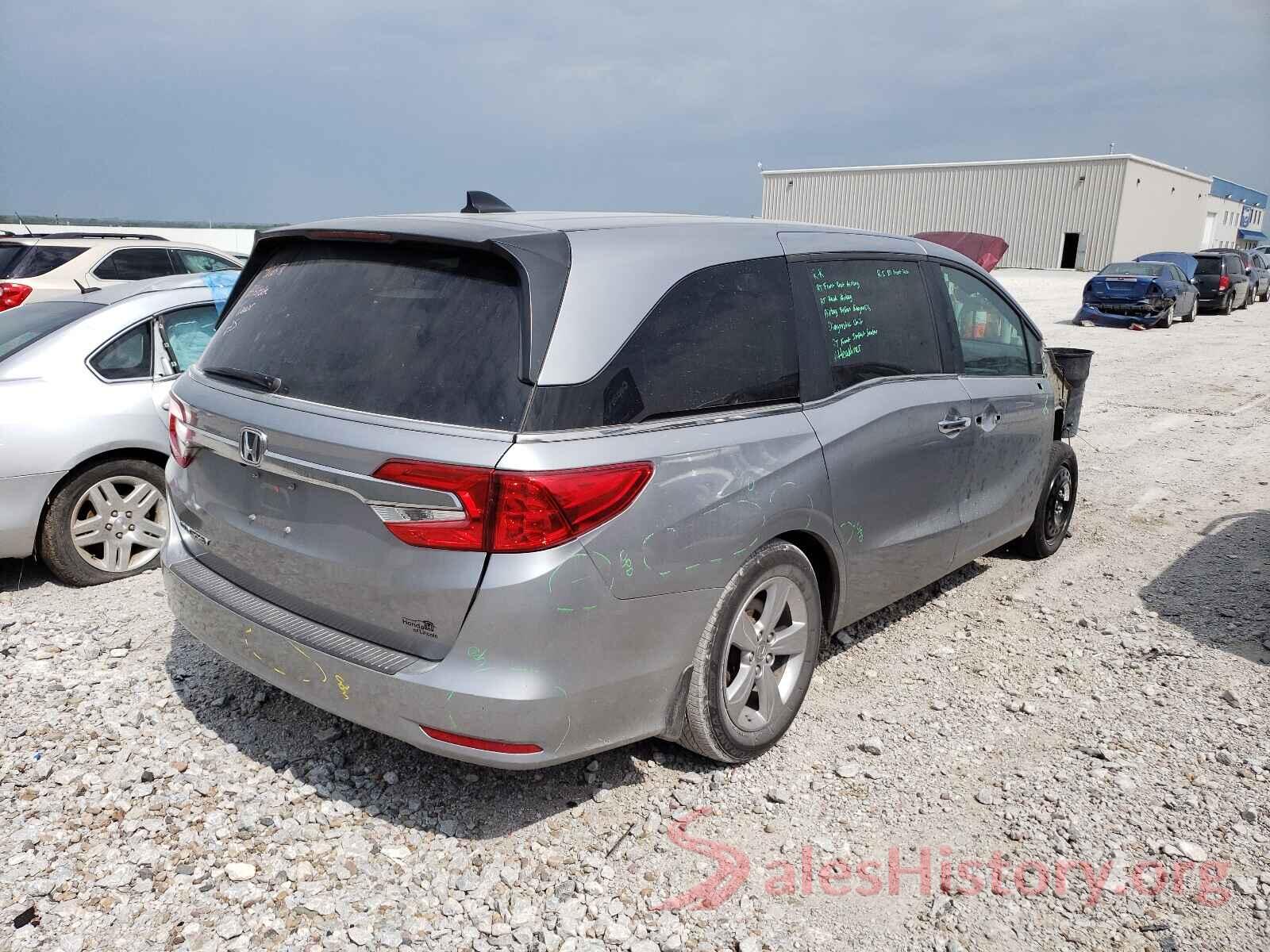 5FNRL6H50KB126607 2019 HONDA ODYSSEY