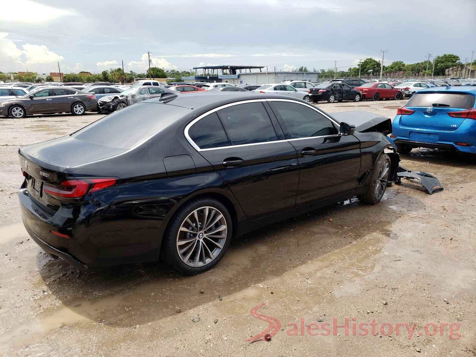 WBA53BH04MWX12606 2021 BMW 5 SERIES