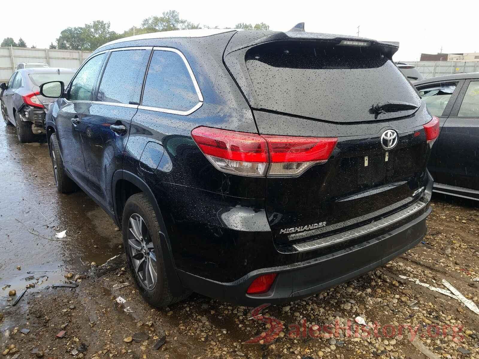 5TDJZRFH9KS622012 2019 TOYOTA HIGHLANDER