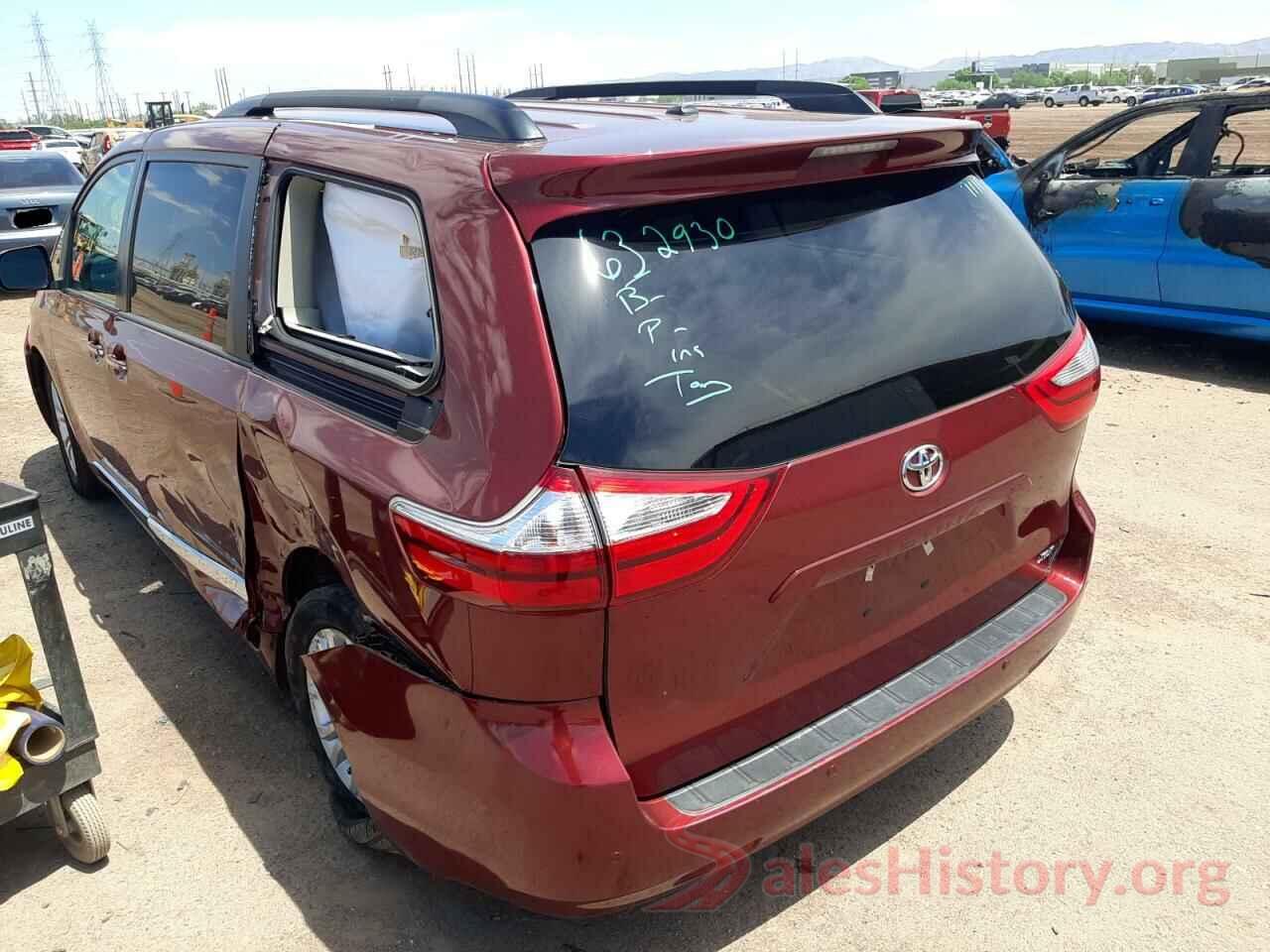 5TDYZ3DC8HS889248 2017 TOYOTA SIENNA