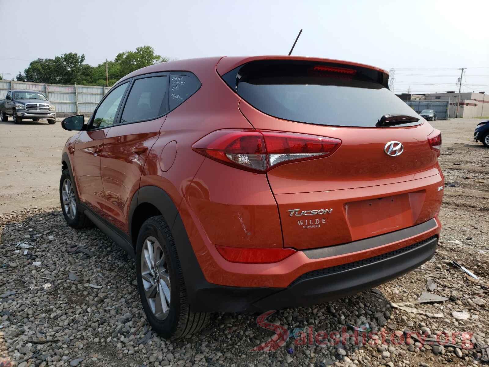 KM8J2CA45JU607387 2018 HYUNDAI TUCSON