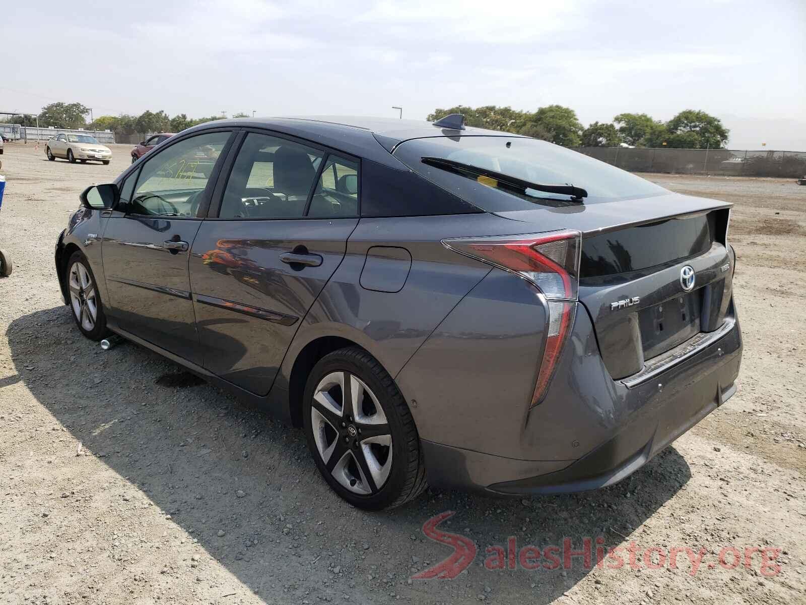 JTDKARFU4H3049975 2017 TOYOTA PRIUS