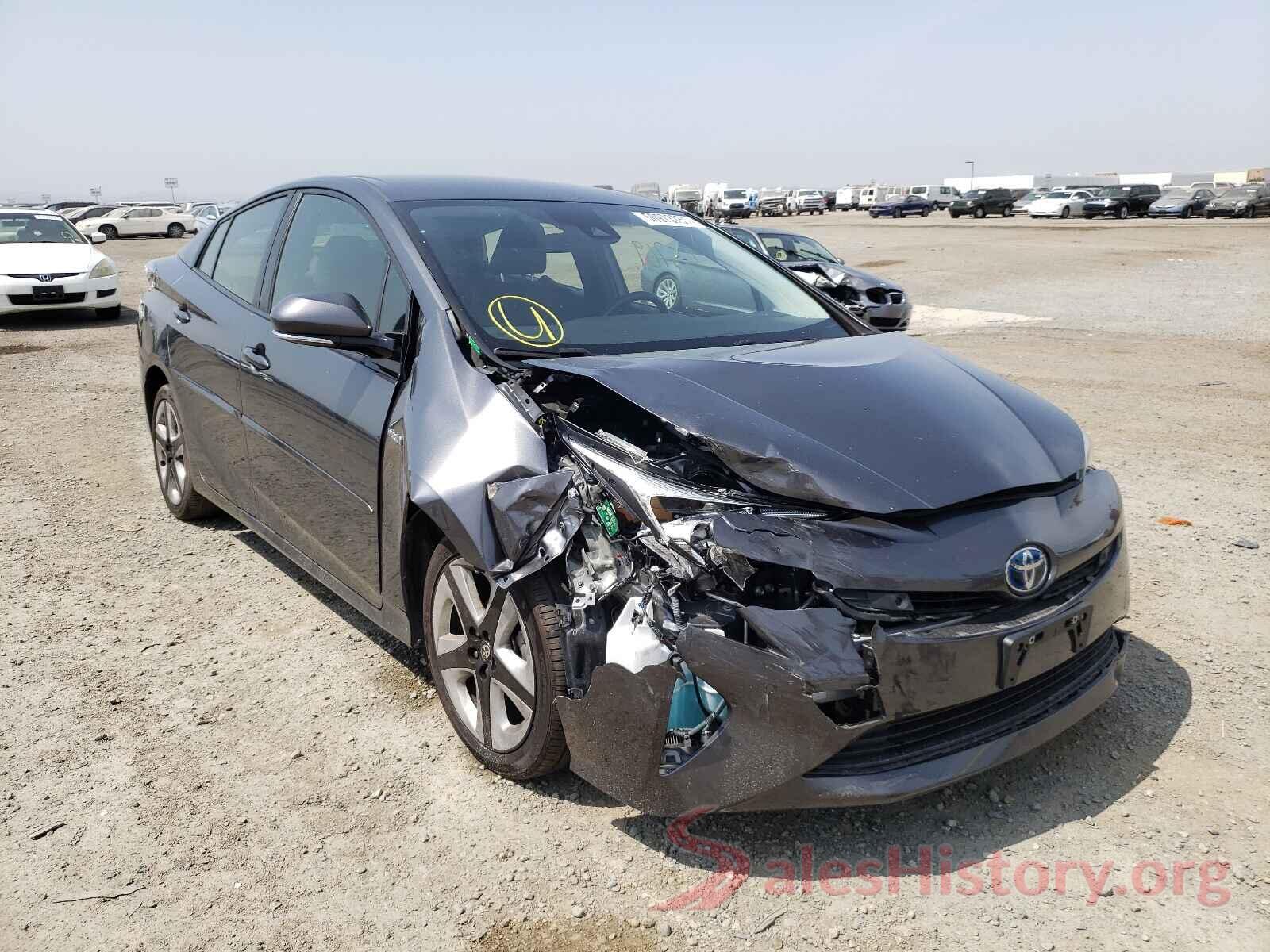 JTDKARFU4H3049975 2017 TOYOTA PRIUS