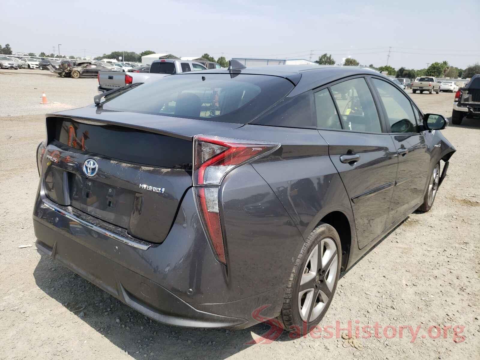 JTDKARFU4H3049975 2017 TOYOTA PRIUS