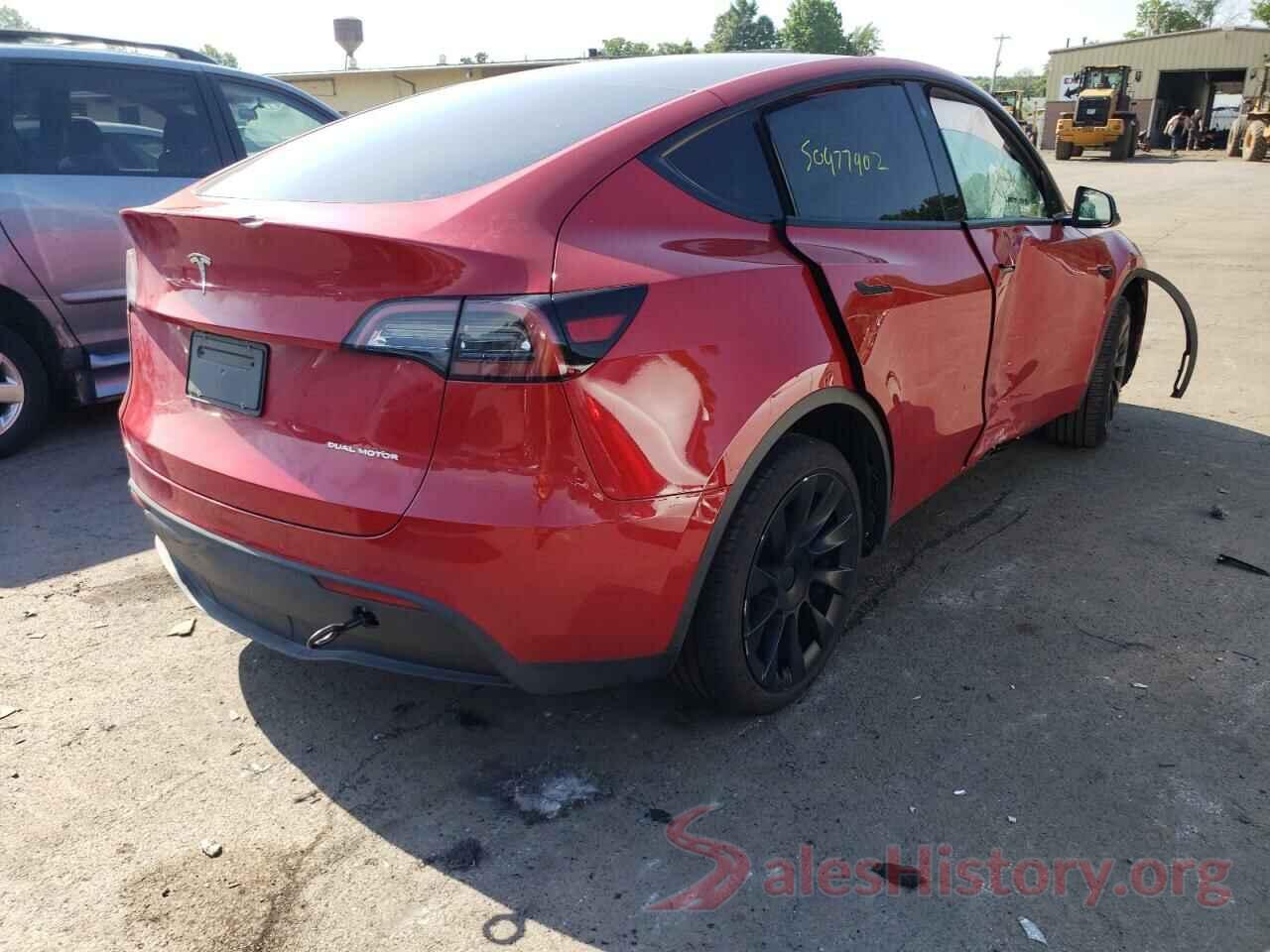 7SAYGDEE4NF312635 2022 TESLA MODEL Y