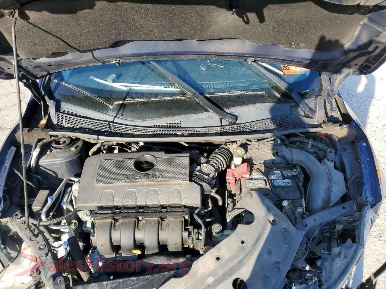 2018 NISSAN SENTRA VIN 3N1AB7APXJL637620, VIN plate
