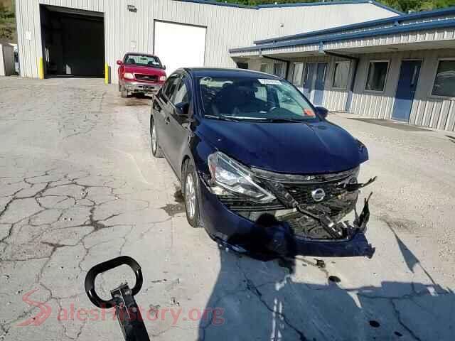 2018 NISSAN SENTRA VIN 3N1AB7APXJL637620, trunk area