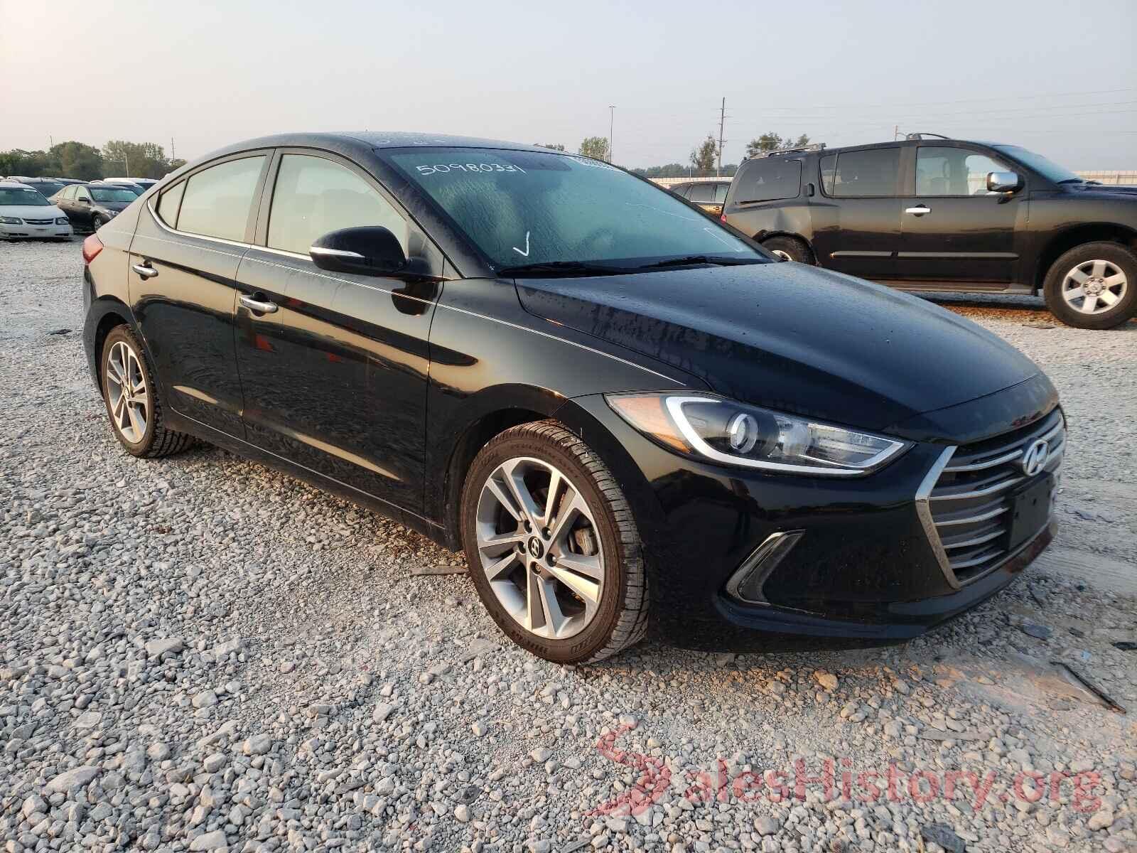 KMHD84LF7HU164122 2017 HYUNDAI ELANTRA